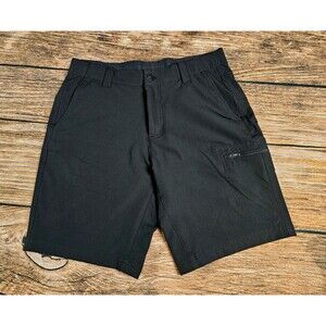 Zeroxposur Travel Series Black Mens 32 Golf Shorts Travel Hiking Beach Sport EUC